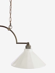 Joules Off White Lynton 2 Light Pendant Ceiling Light - Image 5 of 6
