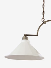 Joules Off White Lynton 2 Light Pendant Ceiling Light - Image 6 of 6