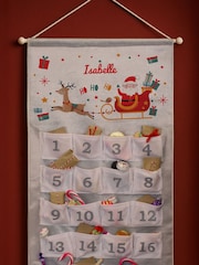 PMC Personalised Santa Sleigh Advent Calendar - Image 2 of 3