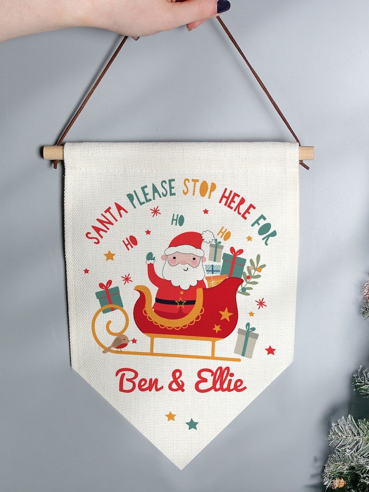 PMC Personalised Santa Stop Here Banner - Image 3 of 3 PMC Personalised Santa Stop Here Banner - Image 3 of 3