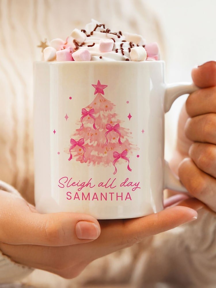 PMC Personalised Christmas Tree Mug - Image 2 of 3 PMC Personalised Christmas Tree Mug - Image 2 of 3