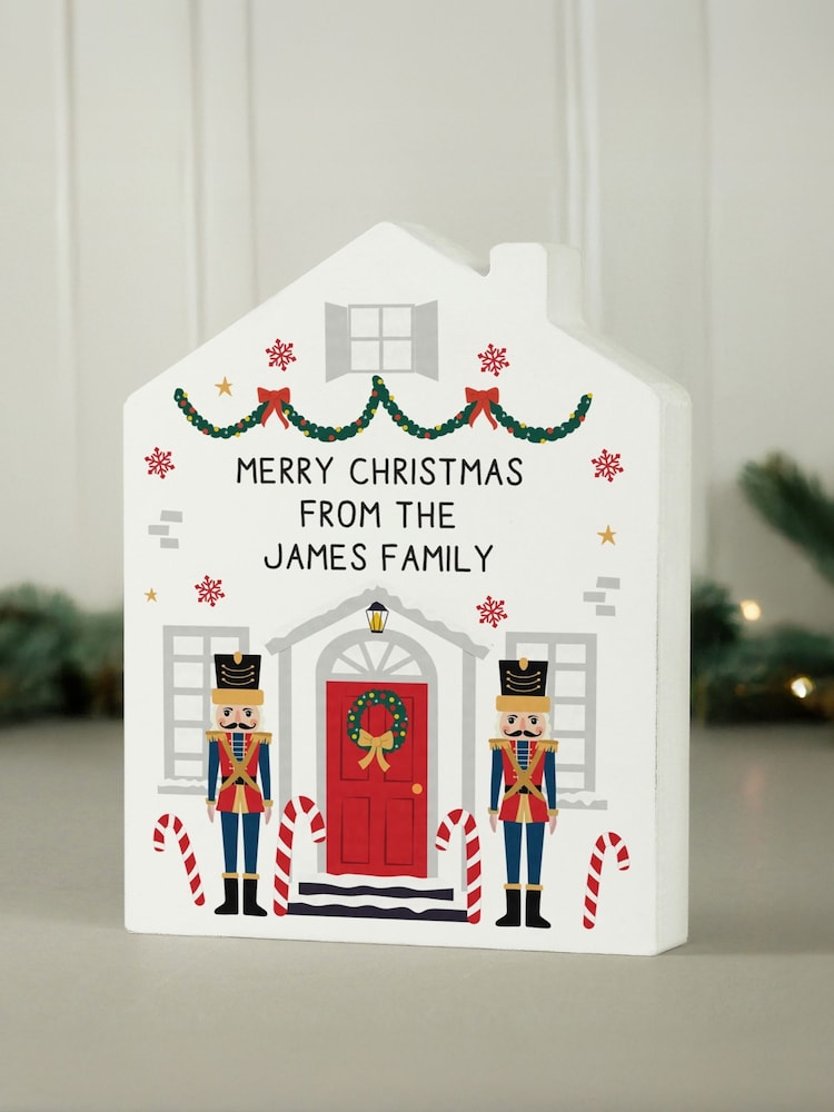 PMC Personalised Nutcracker Christmas House Ornament - Image 3 of 3 PMC Personalised Nutcracker Christmas House Ornament - Image 3 of 3