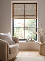 Natural Ready Made Bamboo Roller Blinds - Image 2 of 7