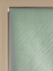Green Sage Ready Made Printed Texture Moisture Resistant Roller Blinds - Image 5 of 7