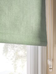 Green Sage Ready Made Printed Texture Moisture Resistant Roller Blinds - Image 6 of 7