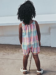 Rainbow Gingham Playsuit (3mths-7yrs) - Image 2 of 7