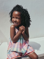 Rainbow Gingham Playsuit (3mths-7yrs) - Image 3 of 7