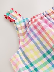 Rainbow Gingham Playsuit (3mths-7yrs) - Image 7 of 7