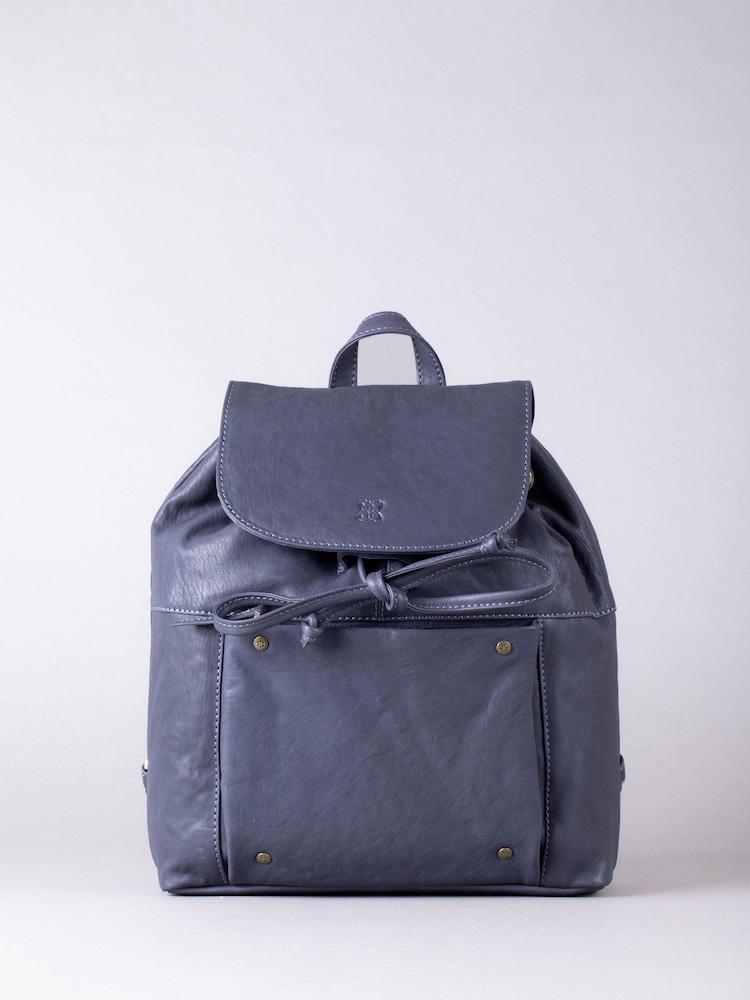 Lakeland Leather Blue Harstone Backpack - Image 1 of 3 Lakeland Leather Blue Harstone Backpack - Image 1 of 3