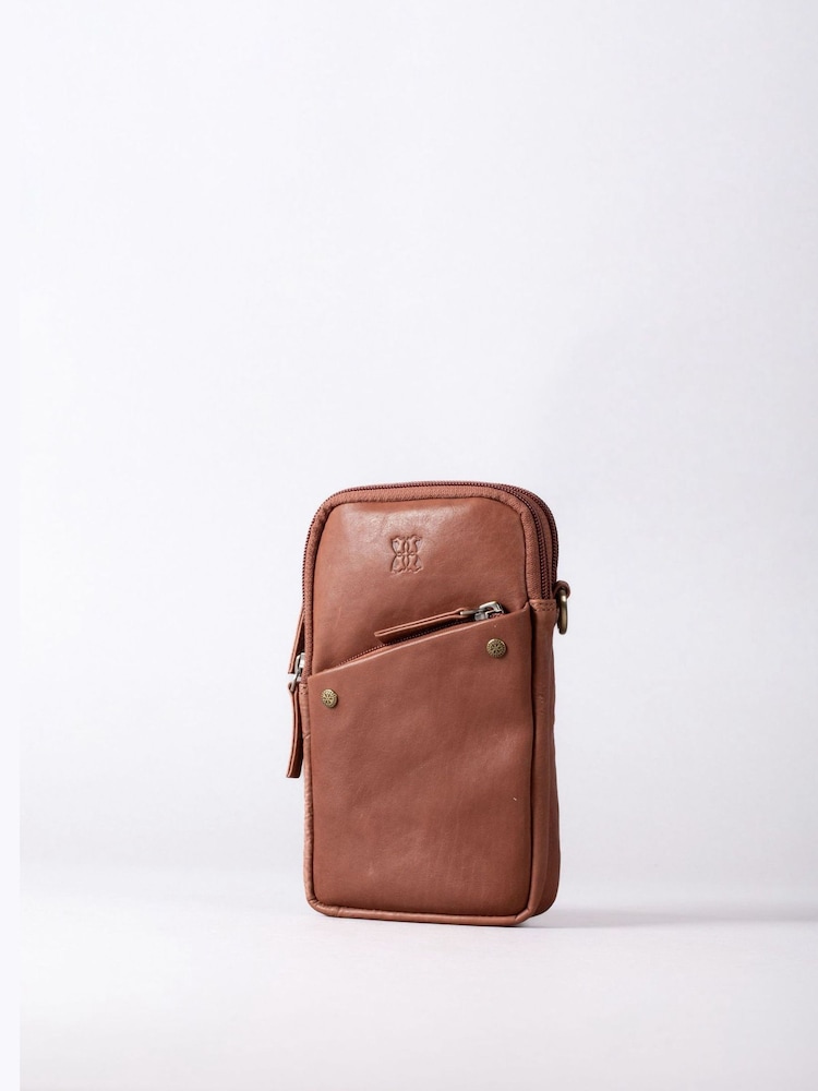 Lakeland Leather Brown Harstone Travel Bag - Image 2 of 7 Lakeland Leather Brown Harstone Travel Bag - Image 2 of 7