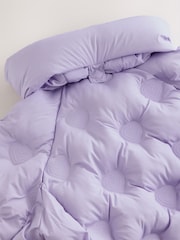Little Bird Lilac Purple Heart Detail Padded Coat - Image 10 of 12