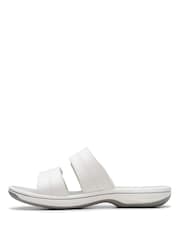 Clarks White Brinkley Maye Sandals - Image 2 of 7