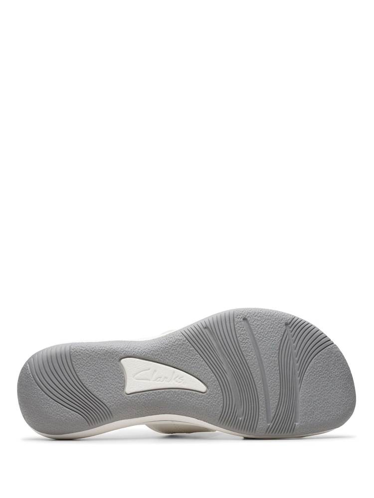 Clarks White Brinkley Maye Sandals - Image 7 of 7 Clarks White Brinkley Maye Sandals - Image 7 of 7