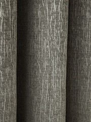 Green Heavyweight Chenille Blackout/Thermal Eyelet Curtains - Image 5 of 5