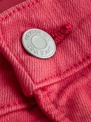 أحمر كرزي - جينز بقصّة ضيّقة وقصيرة - صورة 9 من 9