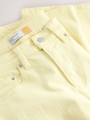 Lemon Yellow Mid Rise Stretch Bootcut Jeans - Image 9 of 9