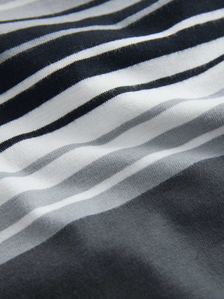 Monochrome Black, Grey, White Block T-Shirt - Image 7 of 7
