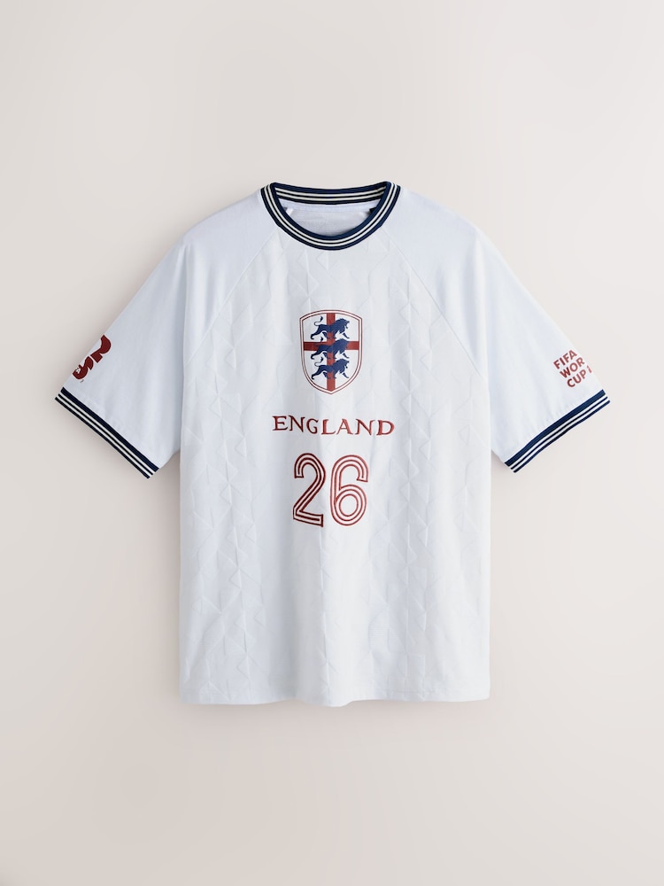White England Fifa Word Cup License Football T-Shirt - Image 1 of 3