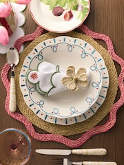 Nina Campbell Set of 4 Blue Dinner Plates - Image 3 of 3