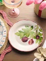 Nina Campbell Set of 4 Red Side Plates - Image 1 of 1