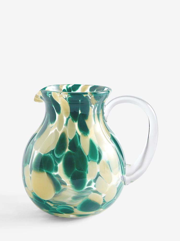 Nina Campbell Green Confetti Jug Vase - Image 4 of 4
