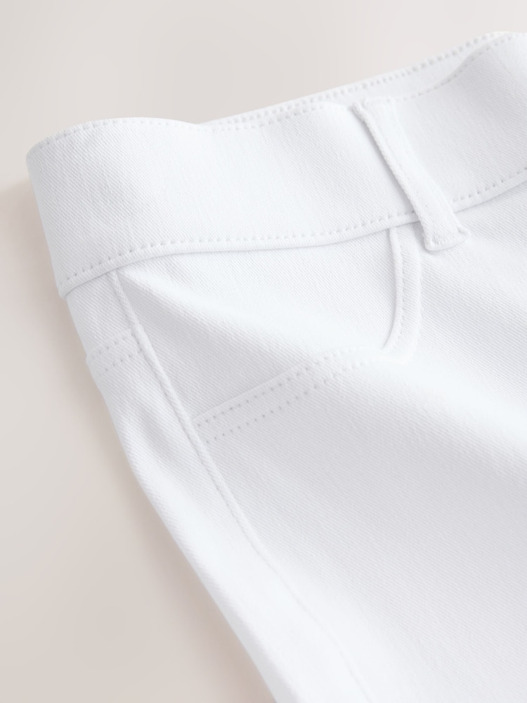 Blue/White Full Length Jersey Denim Bootcut Leggings 2 Pack - Image 12 of 12