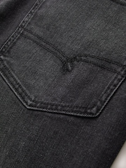 Black Bootcut Belted Jeans - Image 3 of 5