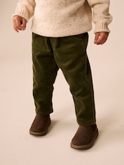 Khaki Green Jumbo Corduroy Trousers (3mths-7yrs) - Image 1 of 4