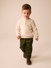 Khaki Green Jumbo Corduroy Trousers (3mths-7yrs) - Image 2 of 4