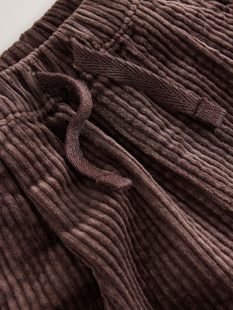 Brown Barrel Leg Textured Corduroy Pull On Trousers (3mths-7yrs) - Image 8 of 8 Brown Barrel Leg Textured Corduroy Pull On Trousers (3mths-7yrs) - Image 8 of 8