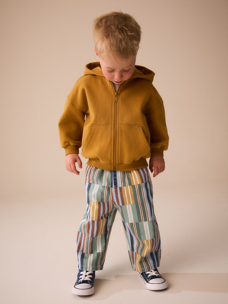Multi Hotchpotch Stripe Pull On Wide Trousers (3mths-7yrs) - Image 2 of 8 Multi Hotchpotch Stripe Pull On Wide Trousers (3mths-7yrs) - Image 2 of 8