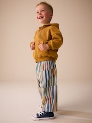Multi Hotchpotch Stripe Pull On Wide Trousers (3mths-7yrs) - Image 4 of 8