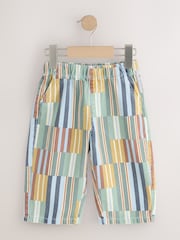 Multi Hotchpotch Stripe Pull On Wide Trousers (3mths-7yrs) - Image 5 of 8