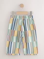 Multi Hotchpotch Stripe Pull On Wide Trousers (3mths-7yrs) - Image 6 of 8