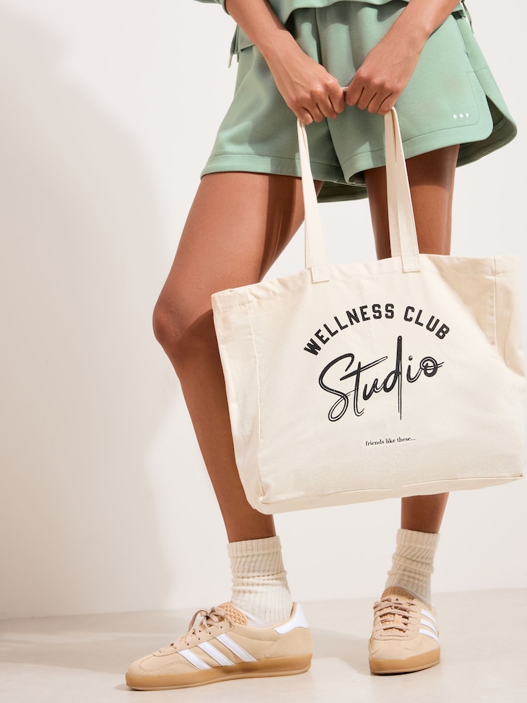 Friends Like These Cream Social Studio Canvas Tote Bag - Image 1 of 2