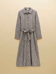Joules Theodora Navy Jersey Shirt Dress - Image 6 of 6