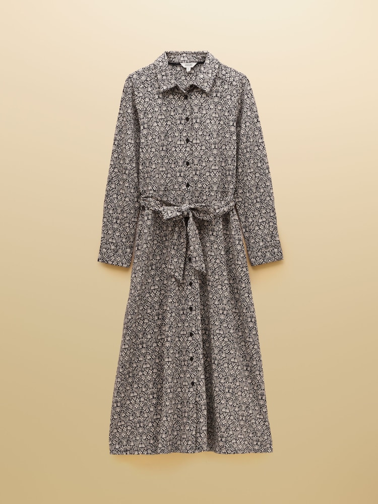 Joules Theodora Navy Jersey Shirt Dress - Image 6 of 6 Joules Theodora Navy Jersey Shirt Dress - Image 6 of 6