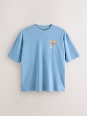 Blue Space Jam Regular Fit Graphic Print Film T-Shirt - Image 5 of 8