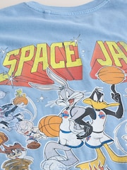 Blue Space Jam Regular Fit Graphic Print Film T-Shirt - Image 8 of 8