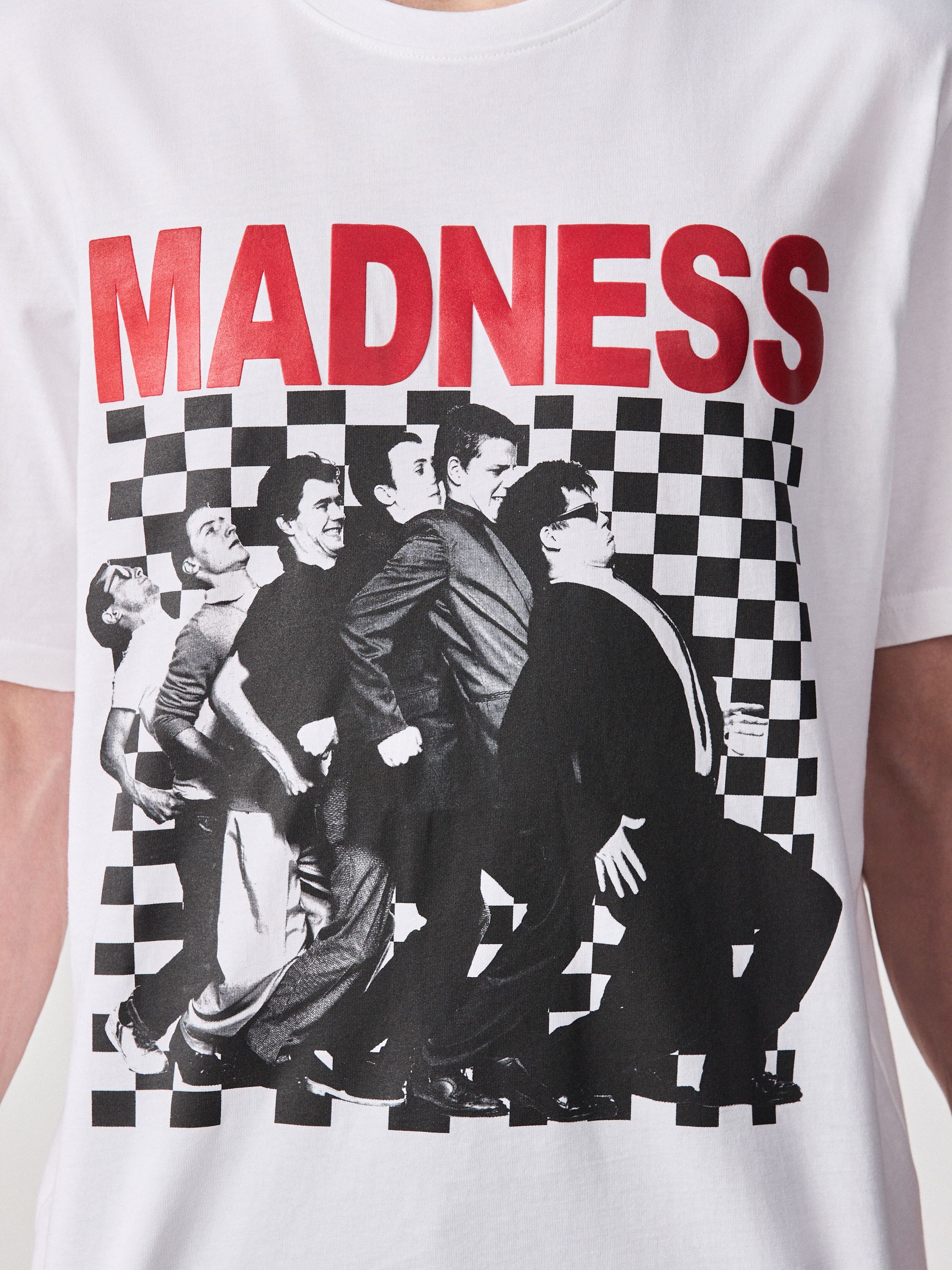 Buy White Madness Regular Fit Band Graphic Print T-Shirt from Next USA