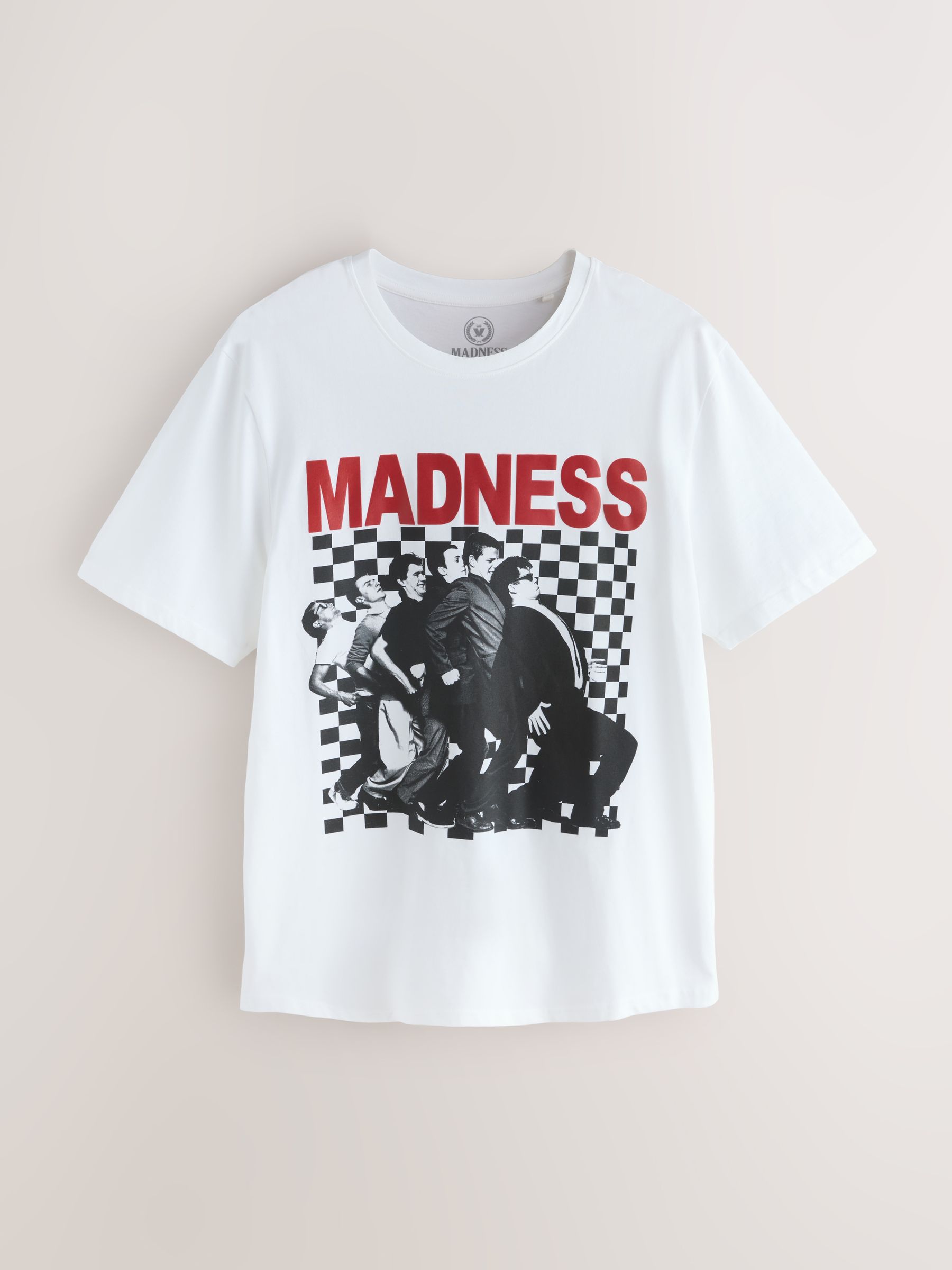 Buy White Madness Regular Fit Band Graphic Print T-Shirt from Next USA