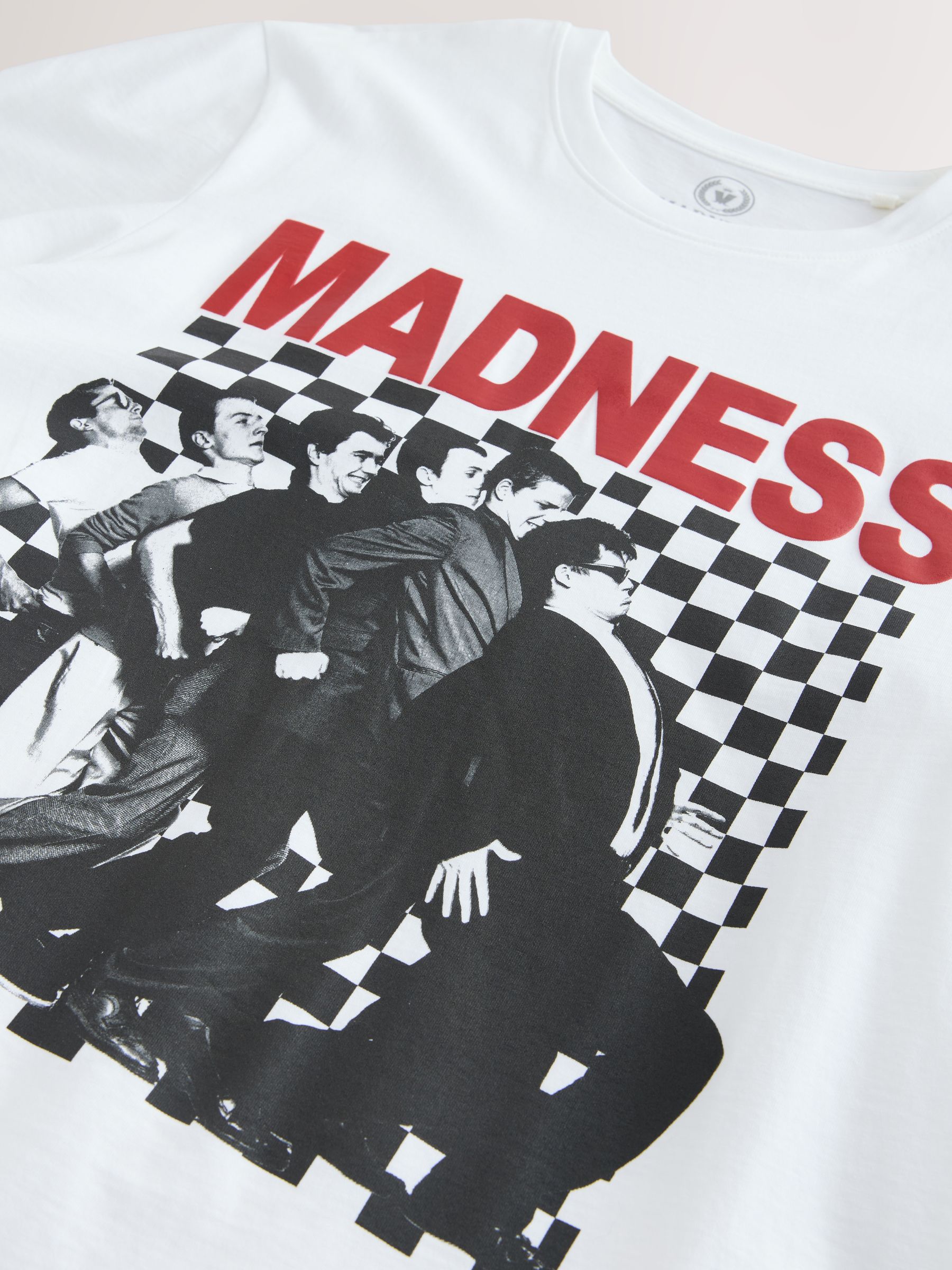 Buy White Madness Regular Fit Band Graphic Print T-Shirt from Next USA