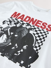 Alb Nebunesc - Măsură regular - Tricou cu imprimeu grafic al trupei - Imaginea 6 din 7