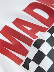 Alb Nebunesc - Măsură regular - Tricou cu imprimeu grafic al trupei - Imaginea 7 din 7