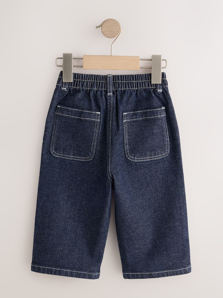 Rinse Wash Wide Fit Jeans (3mths-7yrs) - Image 2 of 4 Rinse Wash Wide Fit Jeans (3mths-7yrs) - Image 2 of 4