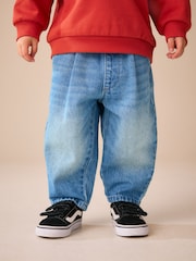 Mid Blue Denim Barrel Jeans (3mths-7yrs) - Image 1 of 9