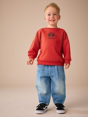 Mid Blue Denim Barrel Jeans (3mths-7yrs) - Image 2 of 9