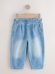 Mid Blue Denim Barrel Jeans (3mths-7yrs) - Image 6 of 9