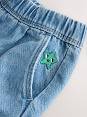 Mid Blue Denim Barrel Jeans (3mths-7yrs) - Image 8 of 9