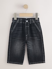 Black Denim Wide Fit Jeans (3mths-7yrs) - Image 1 of 4